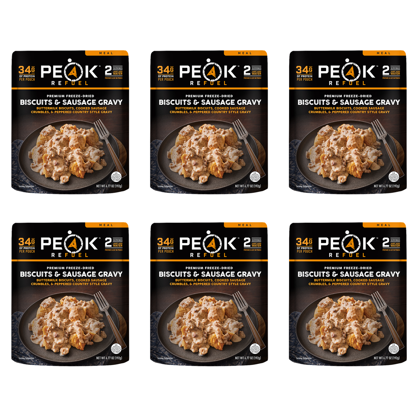 Biscuits & Sausage Gravy - 6-Pack - Meals