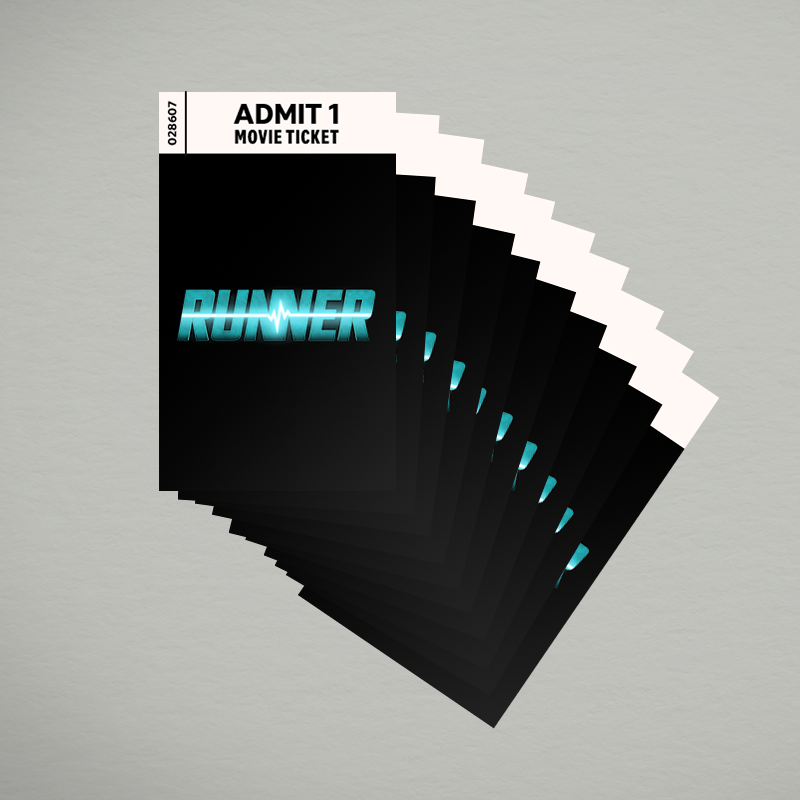 Runner | Theatrical Movie Ticket - PREORDER NOW
