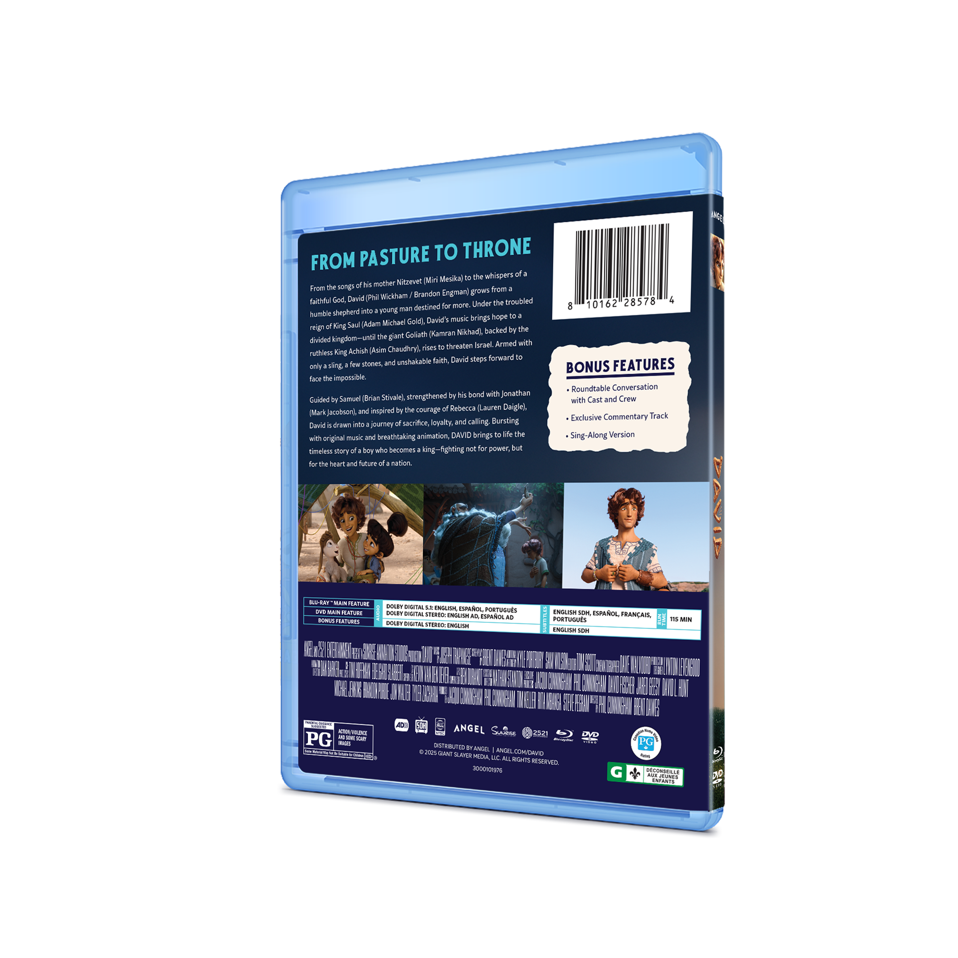 DAVID - Blu-ray / DVD Combo Pack - DVD & Blu-ray