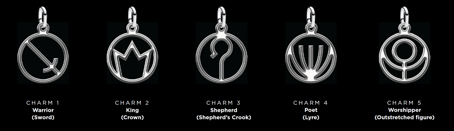 DAVID Charm Necklace - Necklaces