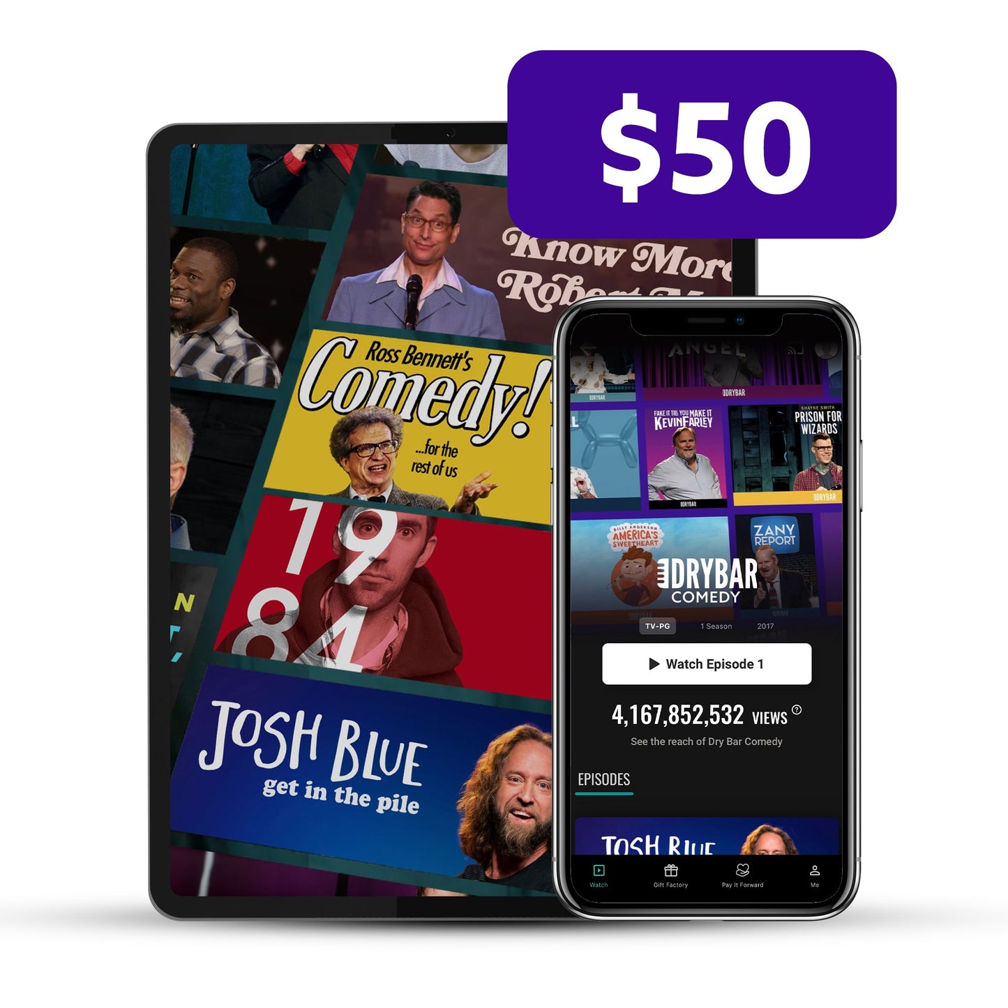 Dry Bar Comedy - Pay It Forward - $50 - PIF