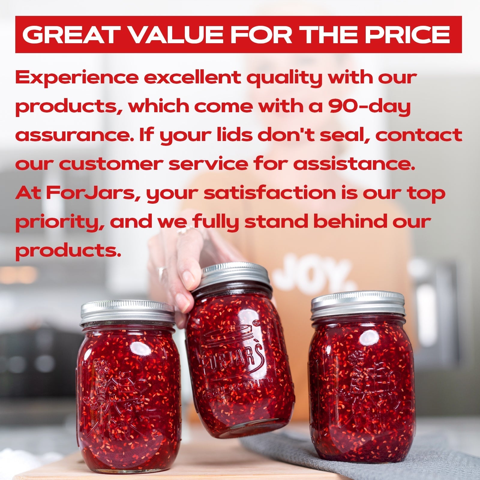Forjars® - 50 Gem Size Lids - Regular Mouth Canning Lids