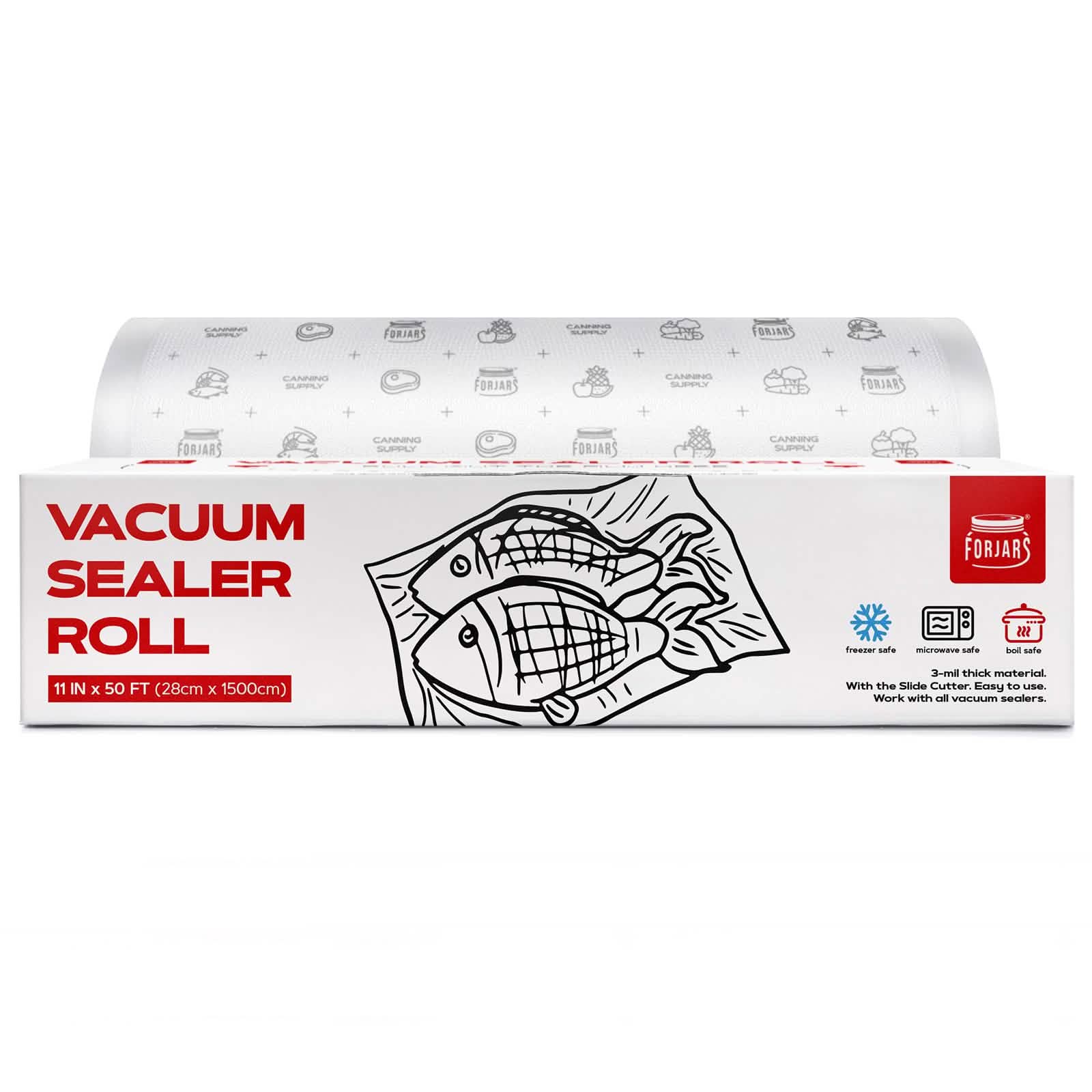 Forjars® Vacuum Sealer Roll (11-inch) - Vacuum Sealer Bags