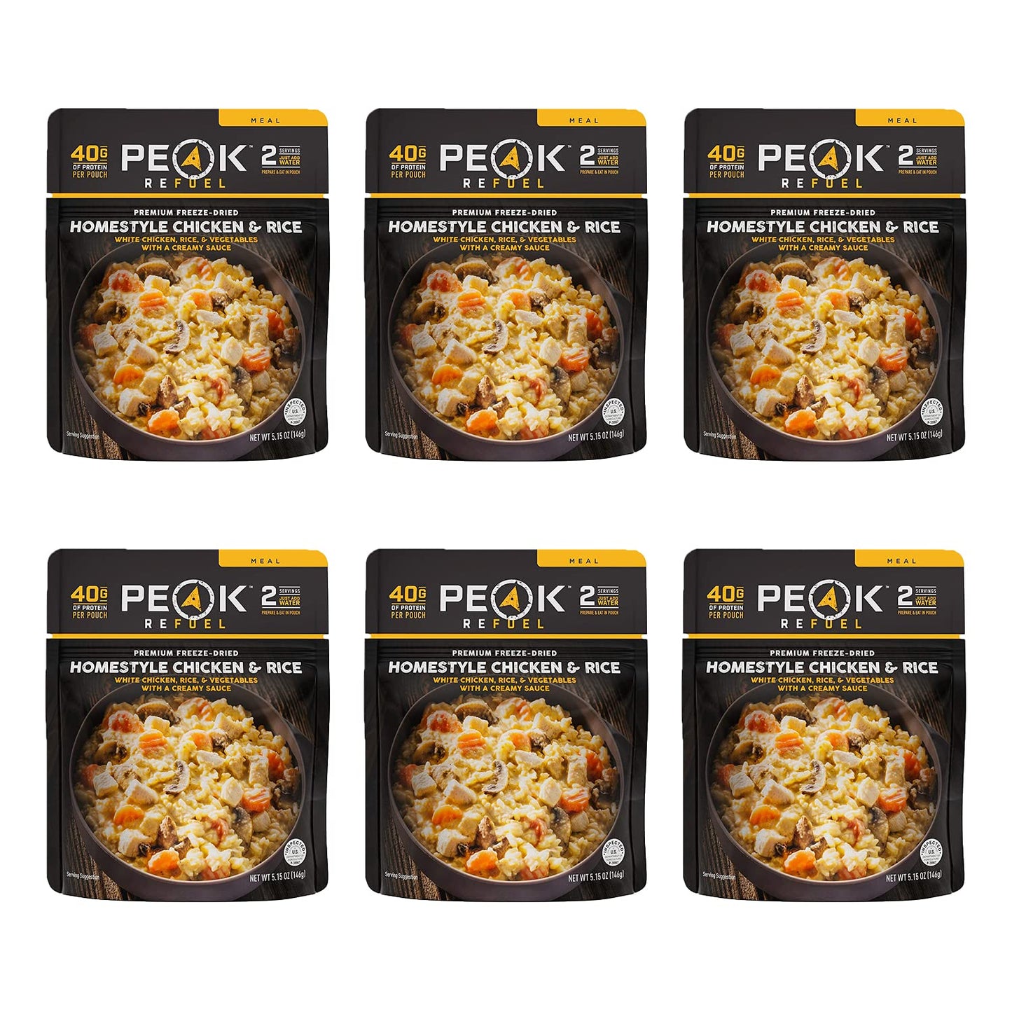 Homestyle Chicken & Rice - 6-Pack - Meals