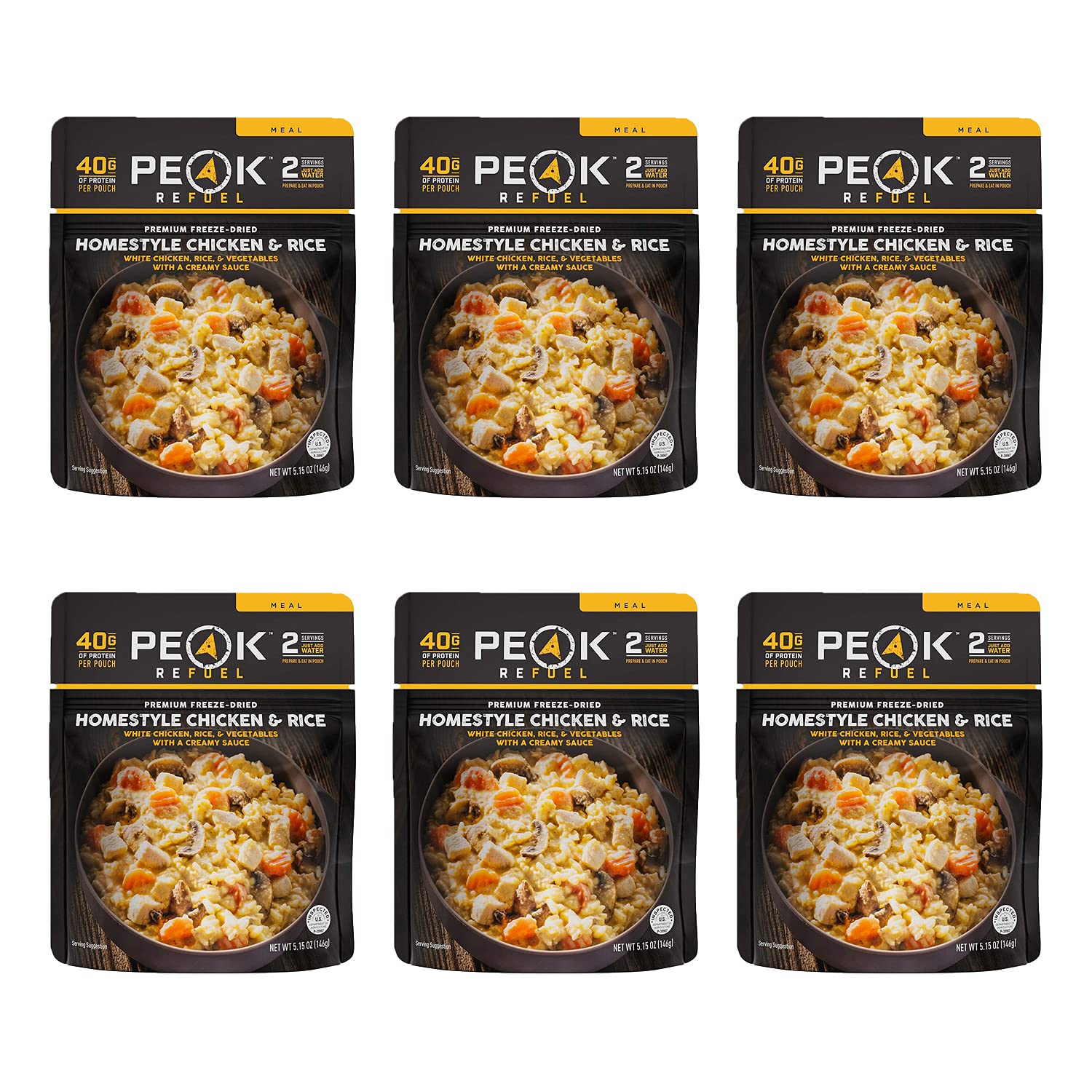 Homestyle Chicken & Rice - 6-Pack - Meals