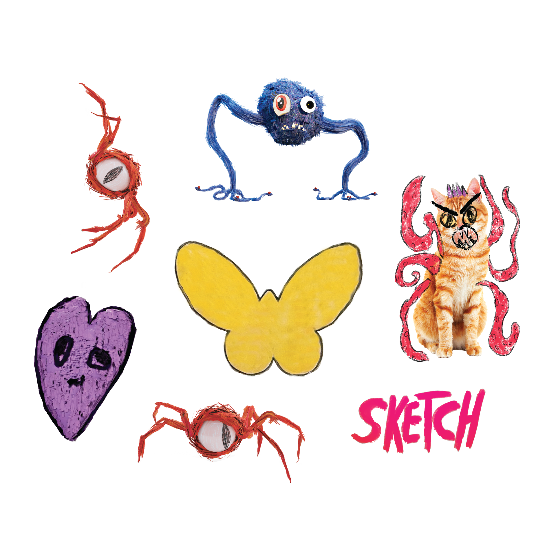 SKETCH Temporary Tattoos - Stickers