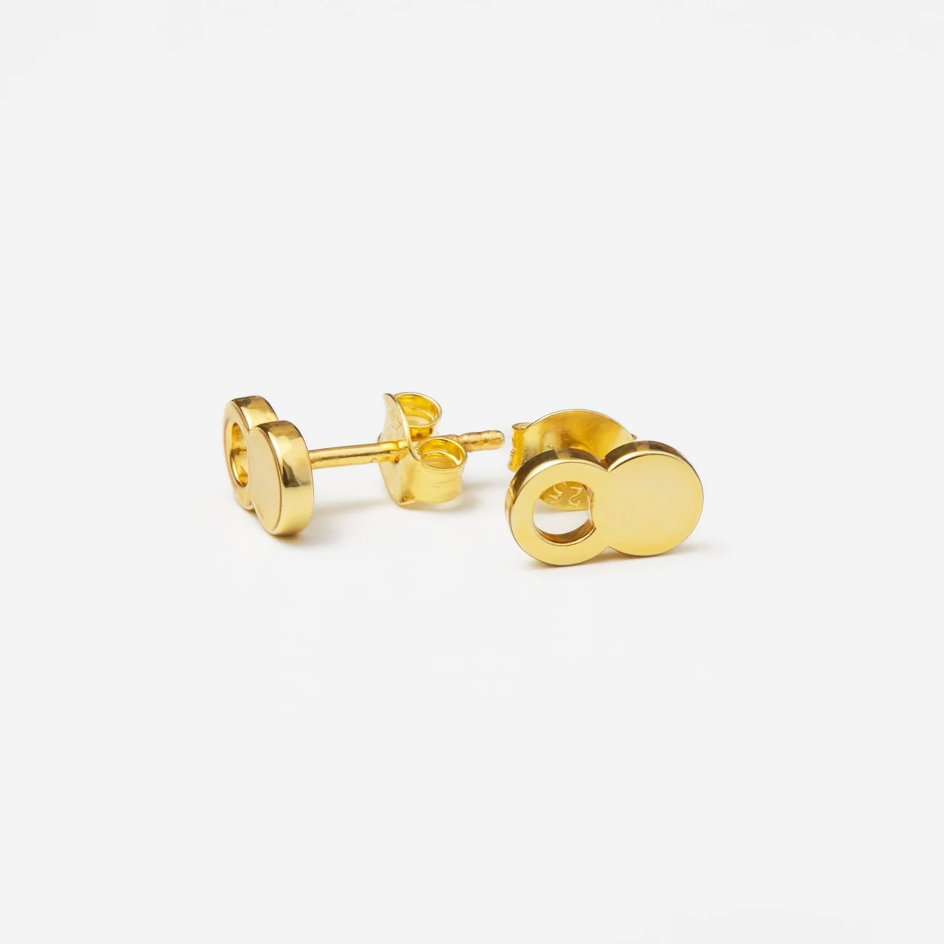 The Empty Tomb Stud Earrings - Gold (Plated) - Earrings