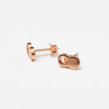 The Empty Tomb Stud Earrings - Rose Gold (Plated) - Earrings