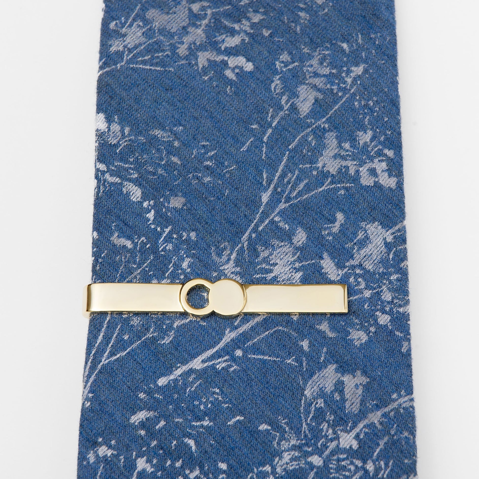 Empty Tomb Gold Tie Clip on Tie