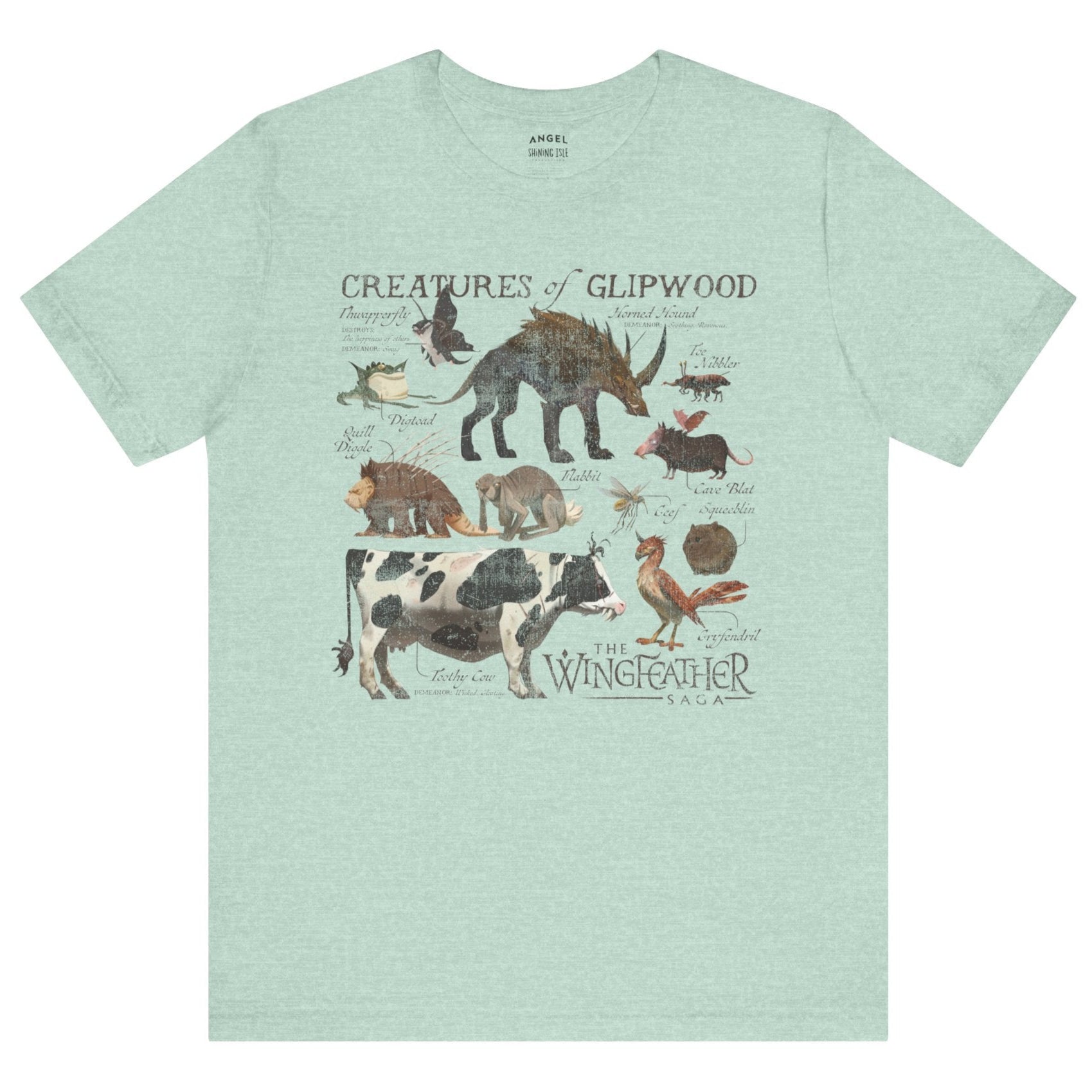 The Wingfeather Saga Unisex Tee - Heather Mint / S - T-Shirts