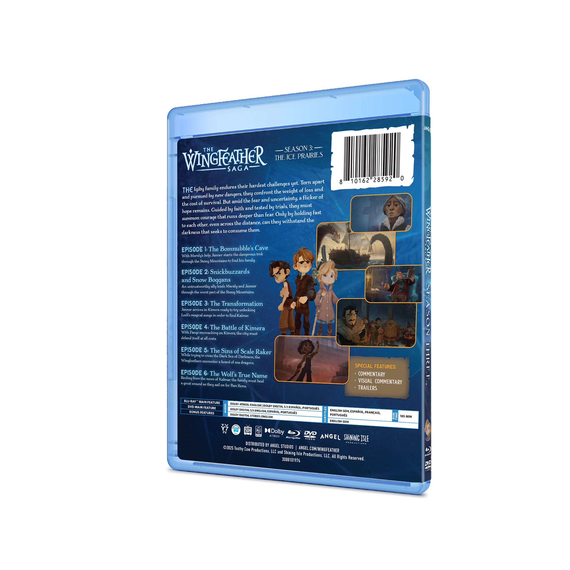 The Wingfeather Saga: Season Three Blu-ray + DVD - Blu-Ray + DVD Combo Pack - DVD & Blu-ray