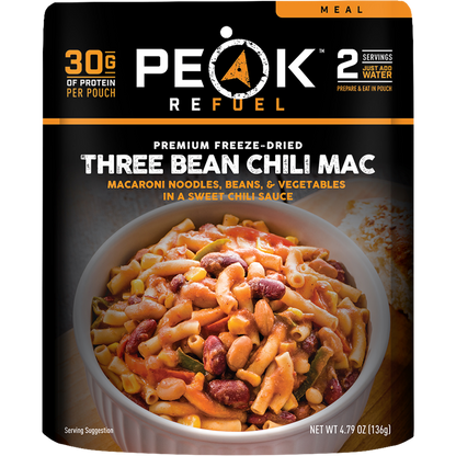 Three Bean Chili Mac - Single Pouch - Meals