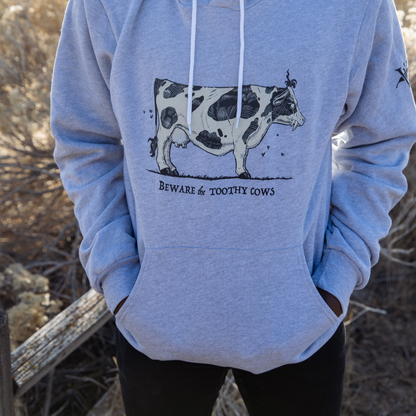 Toothy Cow Hoodie - Hoodies