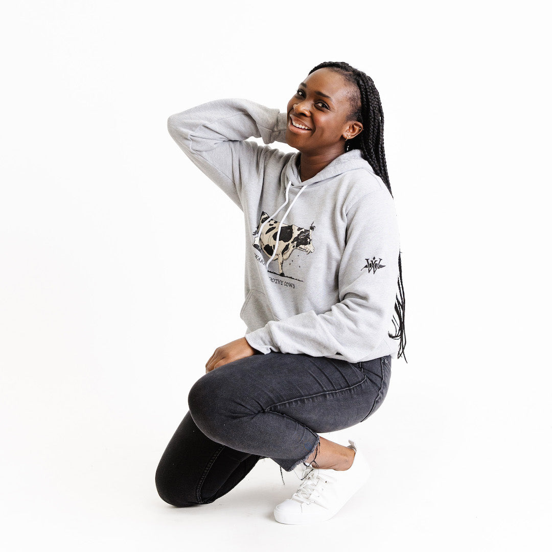 Toothy Cow Hoodie - Hoodies