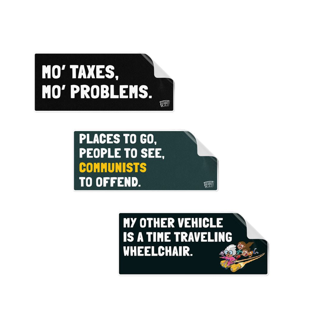 Tuttle Twins Bumper Sticker - Stickers