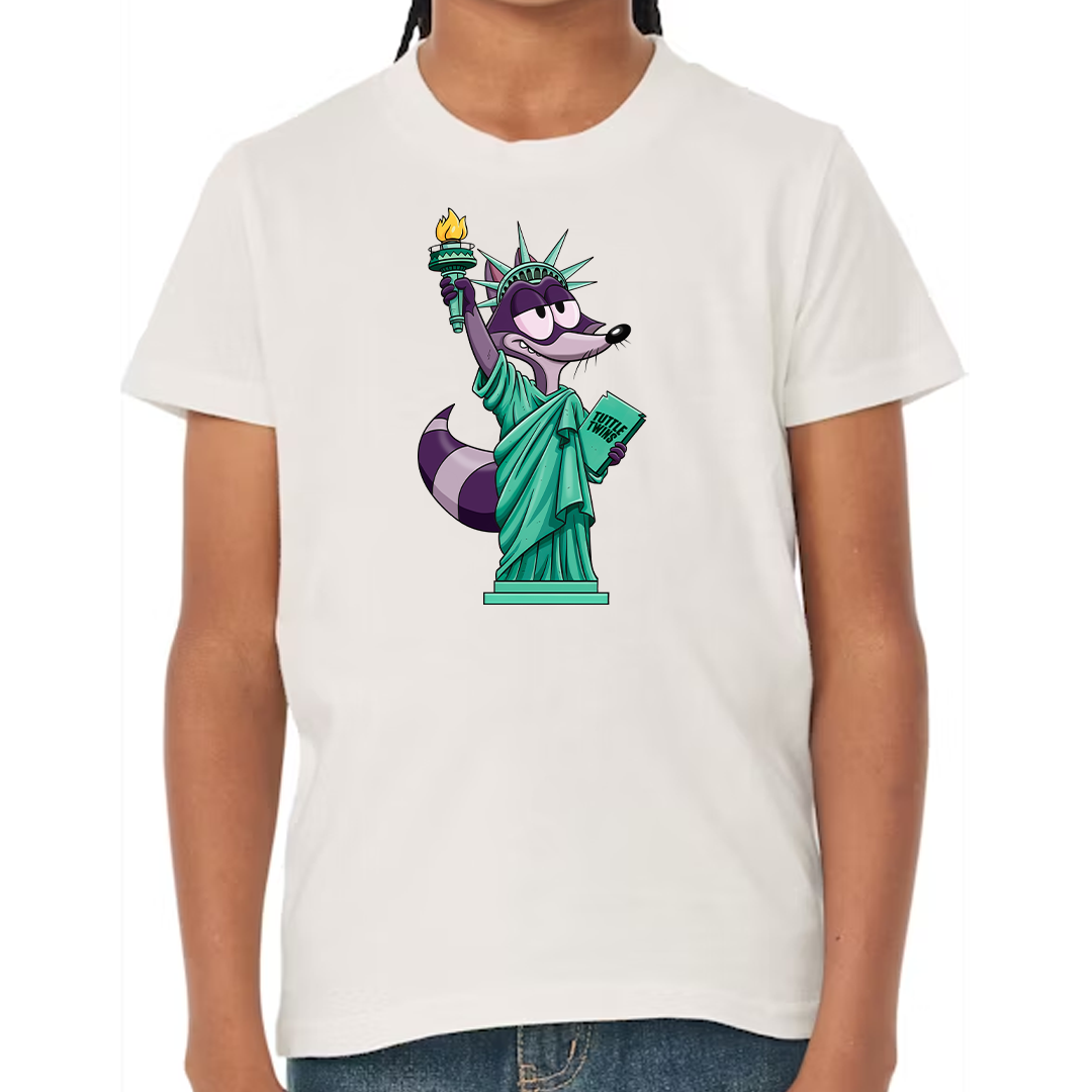 Tuttle Twins Derek Statue of Liberty Shirt - Youth