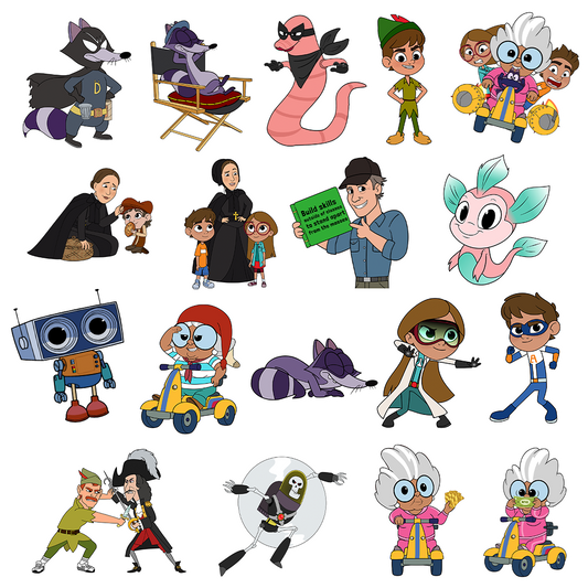 Tuttle Twins - Season Three Episode 1 - 2 Sticker Pack - Stickers