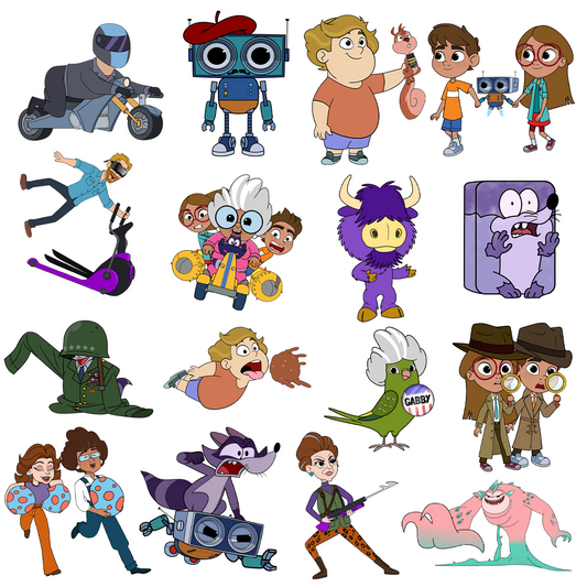 Tuttle Twins - Season Three Episode 8 - 10 Sticker Pack - Stickers